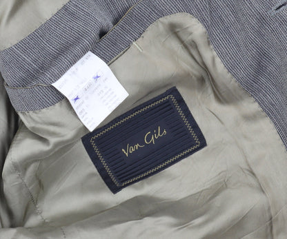Mens UK Size 44 Van Gils Regular Grey Suit Jacket