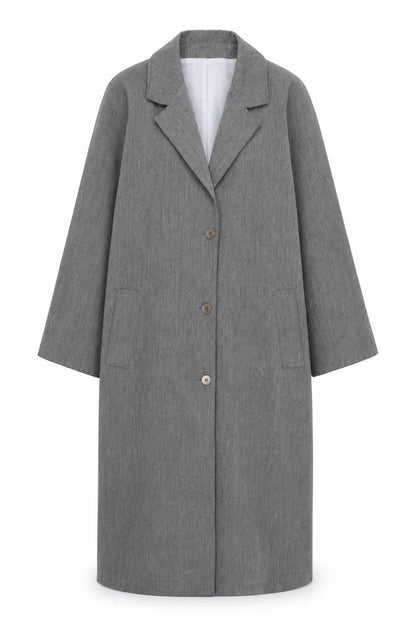 Womens UK Size 12 Burton Grey Overcoat
