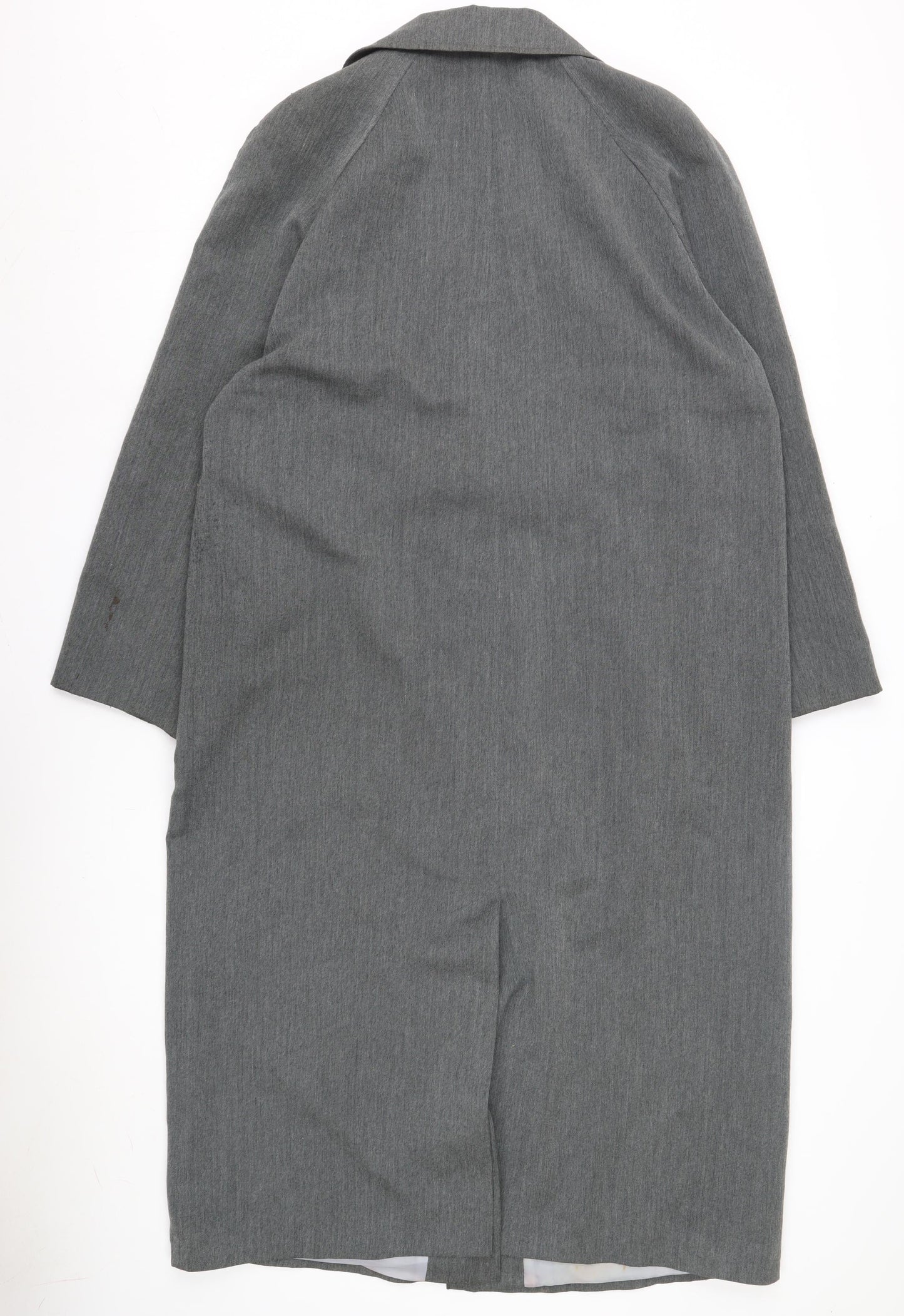 Burton Women's Grey Overcoat, Size 12, Elegant Business Wear