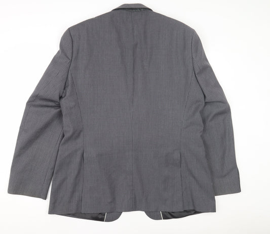 Mens UK Size 44 Jeff Banks Regular Grey Suit Jacket
