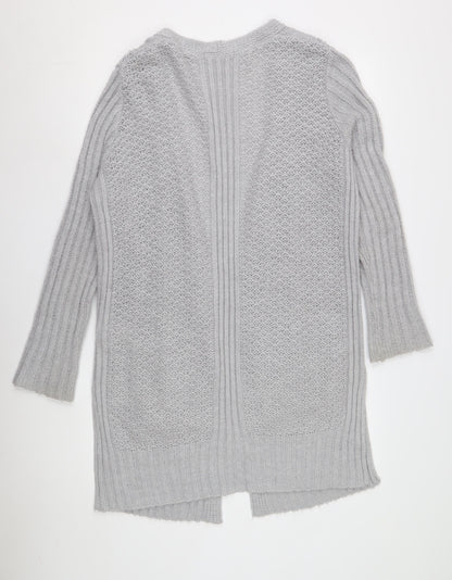 Womens UK Size M Oasis Grey Cardigan Jumper