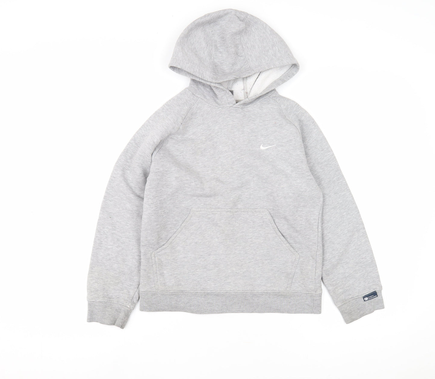 Nike Boys Grey Fleece Pullover Hoodie 9-10 Years