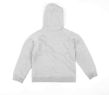Nike Boys Grey Fleece Pullover Hoodie 9-10 Years