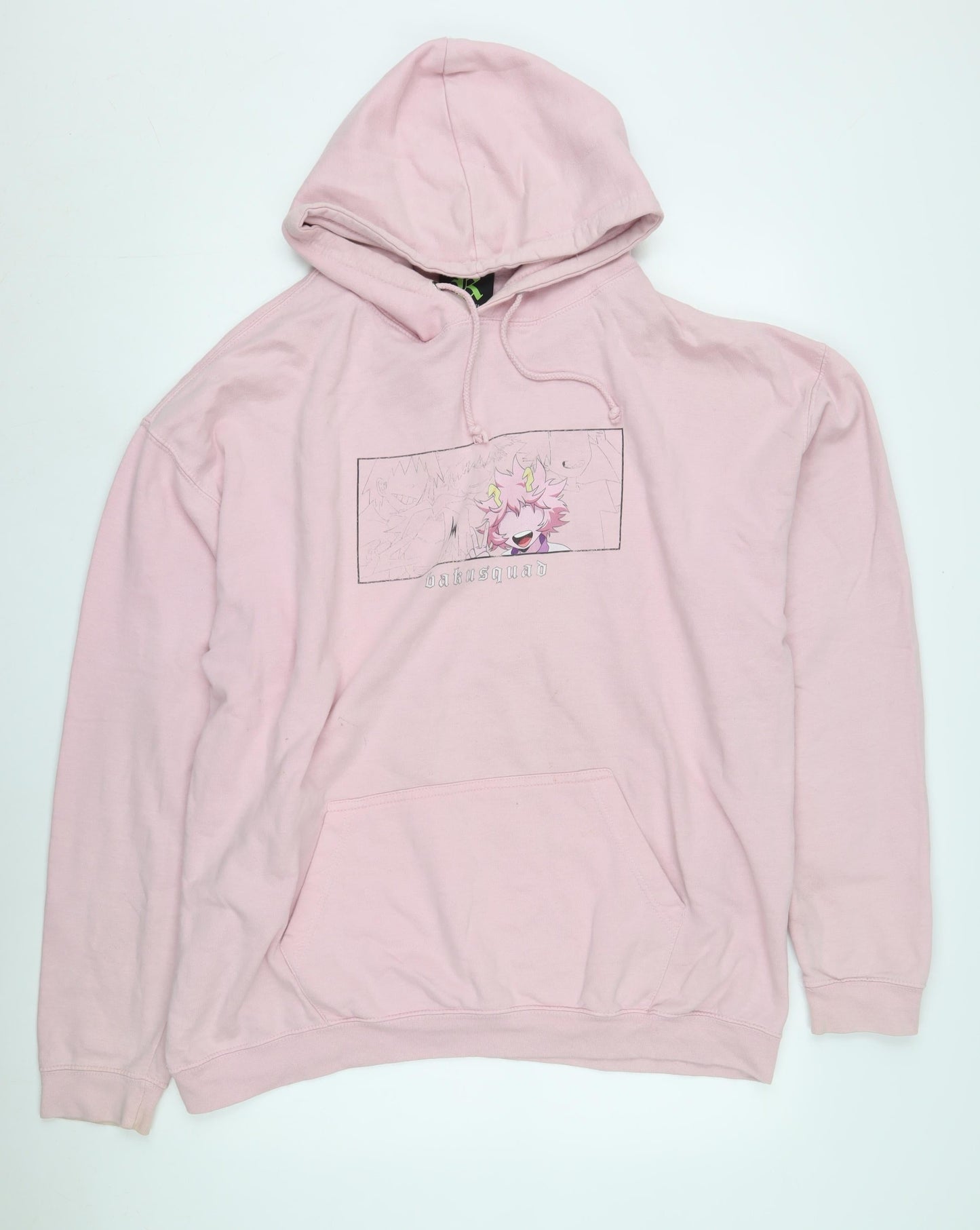 Kenpuniverse Unisex Pink Anime Hoodie 2XL