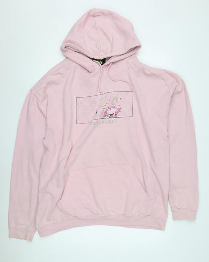Kenpuniverse Unisex Pink Anime Hoodie 2XL