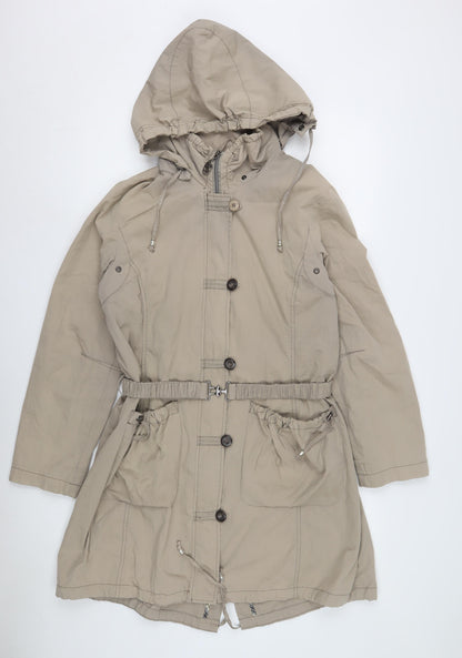 EasyComfort Women's Beige Parka Coat Size 14