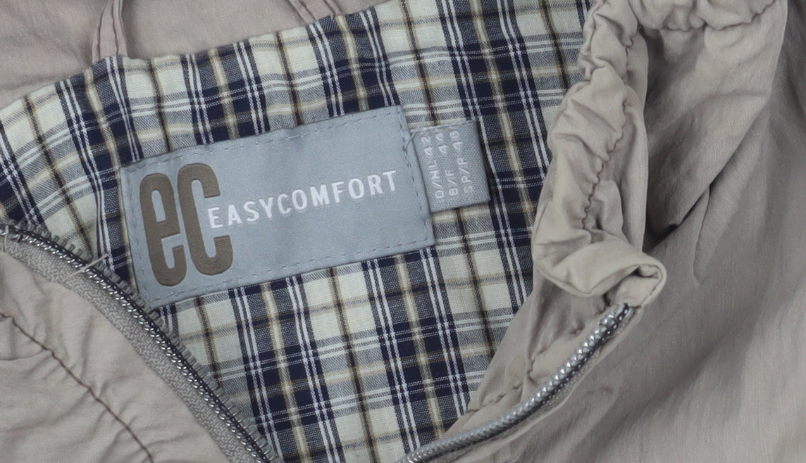 EasyComfort Women's Beige Parka Coat Size 14