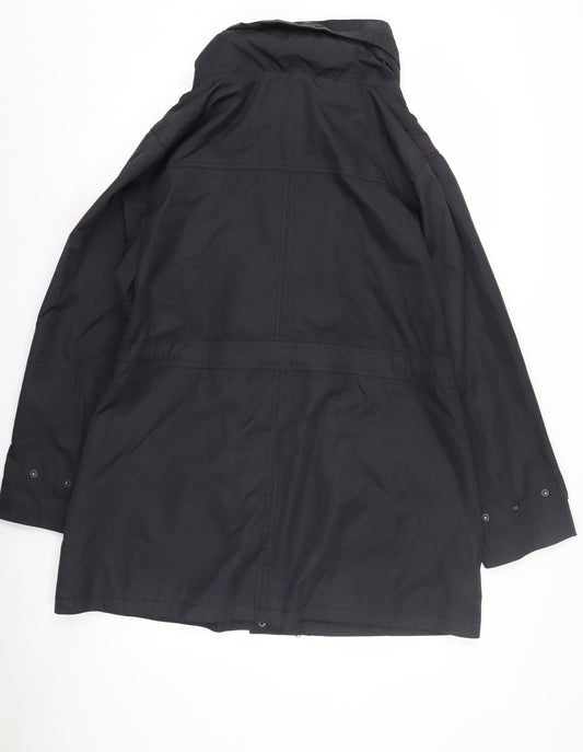 Hawke & Co Women's Black Parka Jacket, L