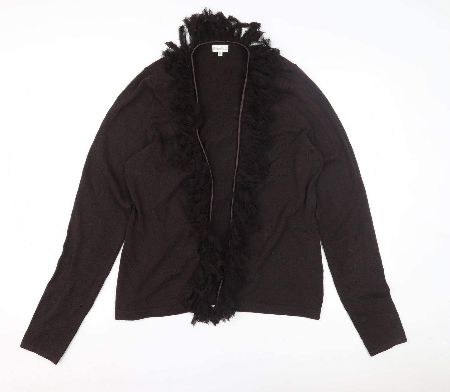 Womens UK Size 14 Phase Eight Black Cardigan Jumper