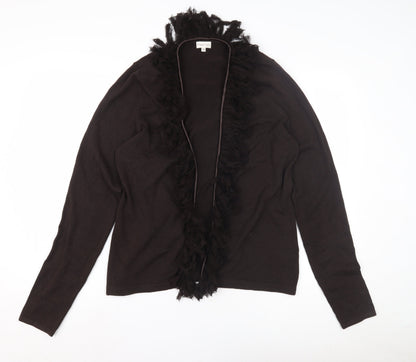 Womens UK Size 14 Phase Eight Black Cardigan Jumper