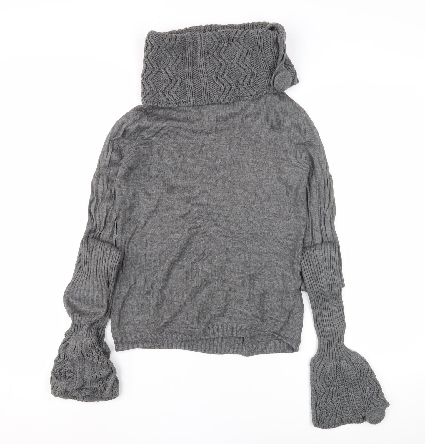 Womens UK Size 10 SoulCal Grey Pullover Jumper