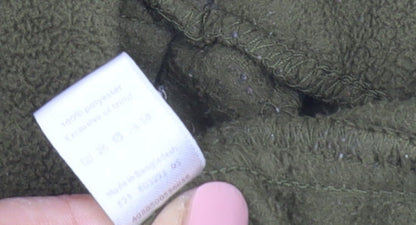 Equestrian Women's Green Fleece Zip Jacket Size 8-10