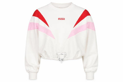 Levi's Women's White Pullover Sweatshirt XS
