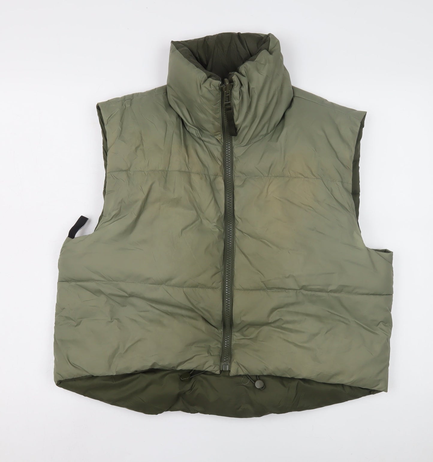 Unisex Adults UK Size XL Zara Green Puffer Jacket