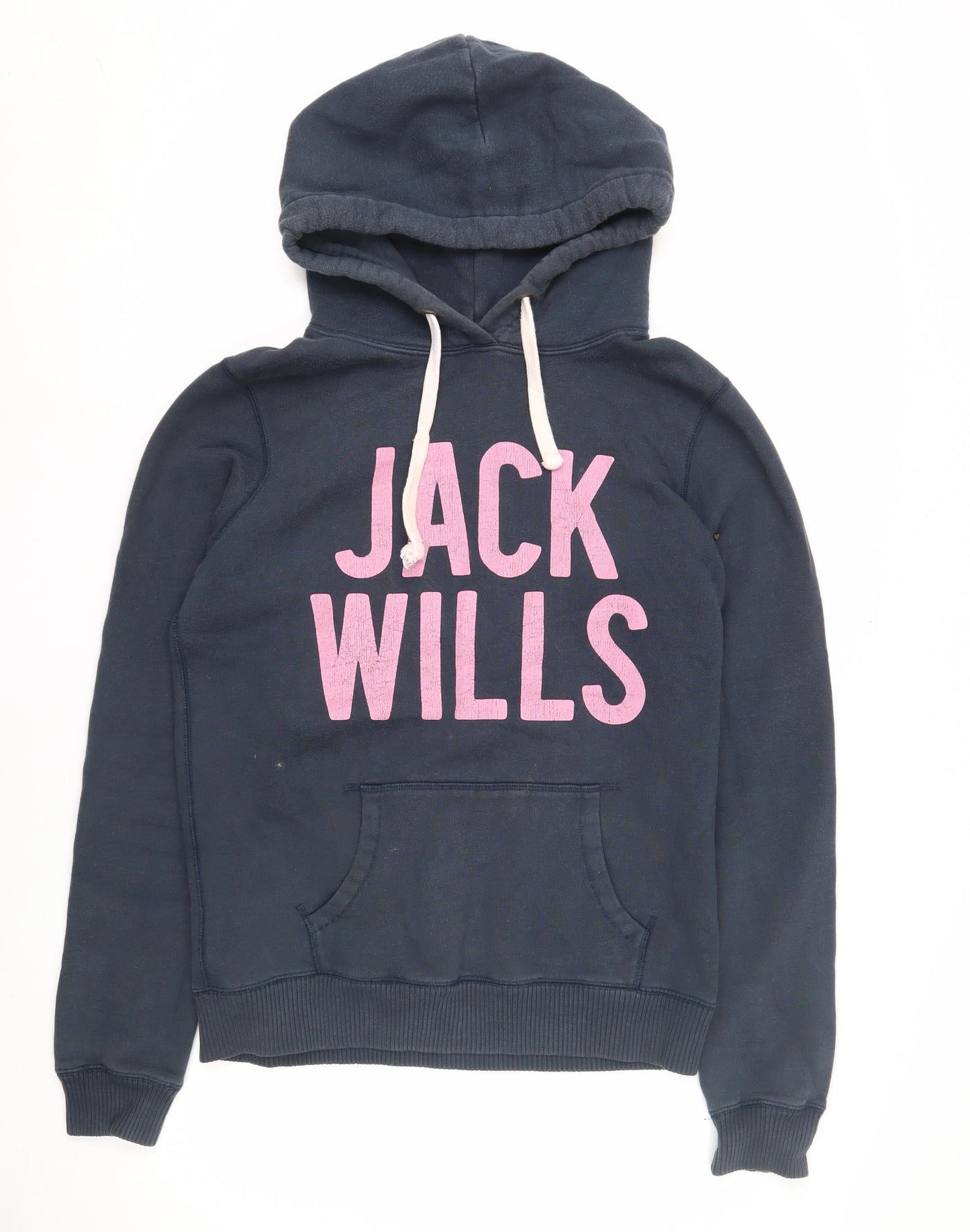 Womens UK Size 12 Jack Wills Blue Pullover Hoodie
