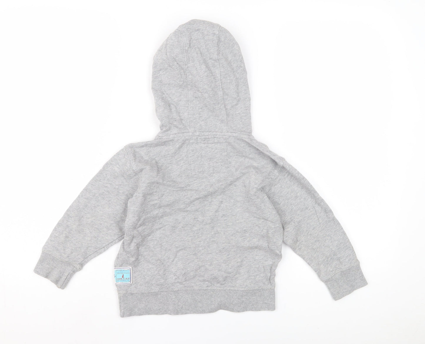 Mandarcy Boys Grey Pullover Hoodie, Age 2-3 Years, Surf Theme