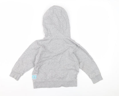 Mandarcy Boys Grey Pullover Hoodie, Age 2-3 Years, Surf Theme
