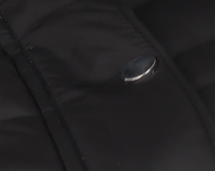 Womens UK Size 12 New Look Black Puffer Jacket