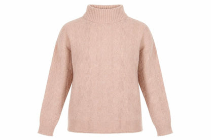 Womens UK Size XS Pieces Pink Pullover Jumper