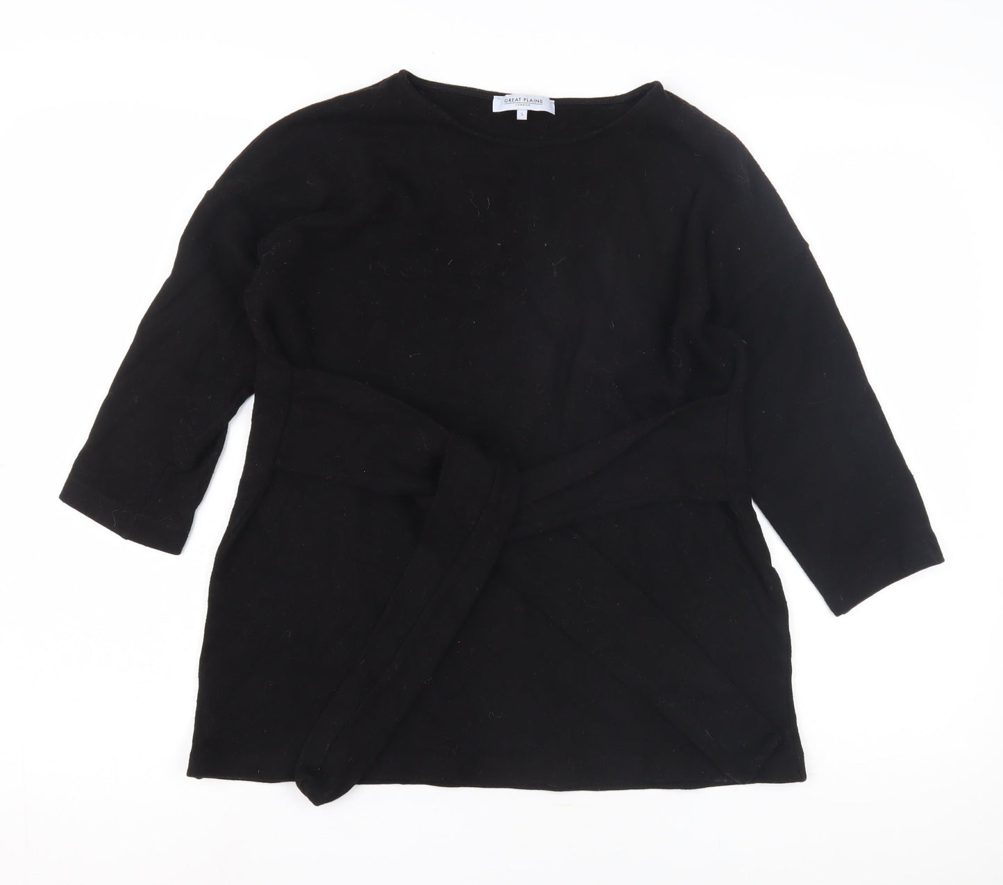 Womens UK Size S Great Plains Black Pullover Jumper
