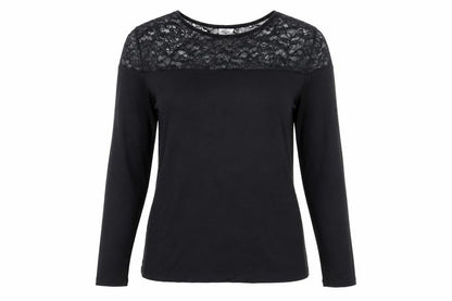 Womens UK Size M Unknown Black Basic Blouse
