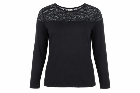 Womens UK Size M Unknown Black Basic Blouse