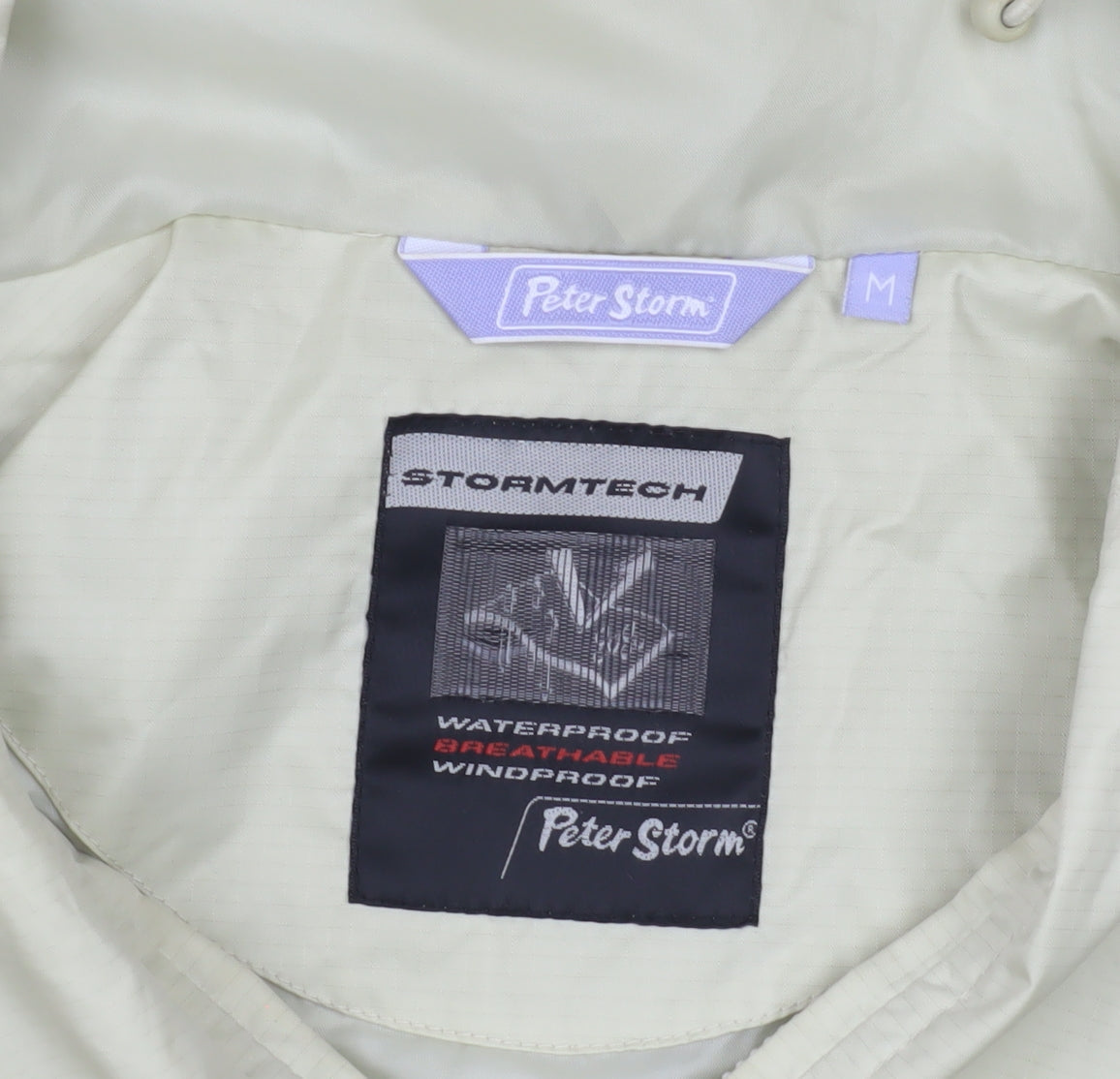Mens UK Size M Peter Storm Beige Rain Coat
