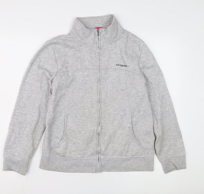 LA Gear Women's Grey Zip Jacket Size 12 Casual
