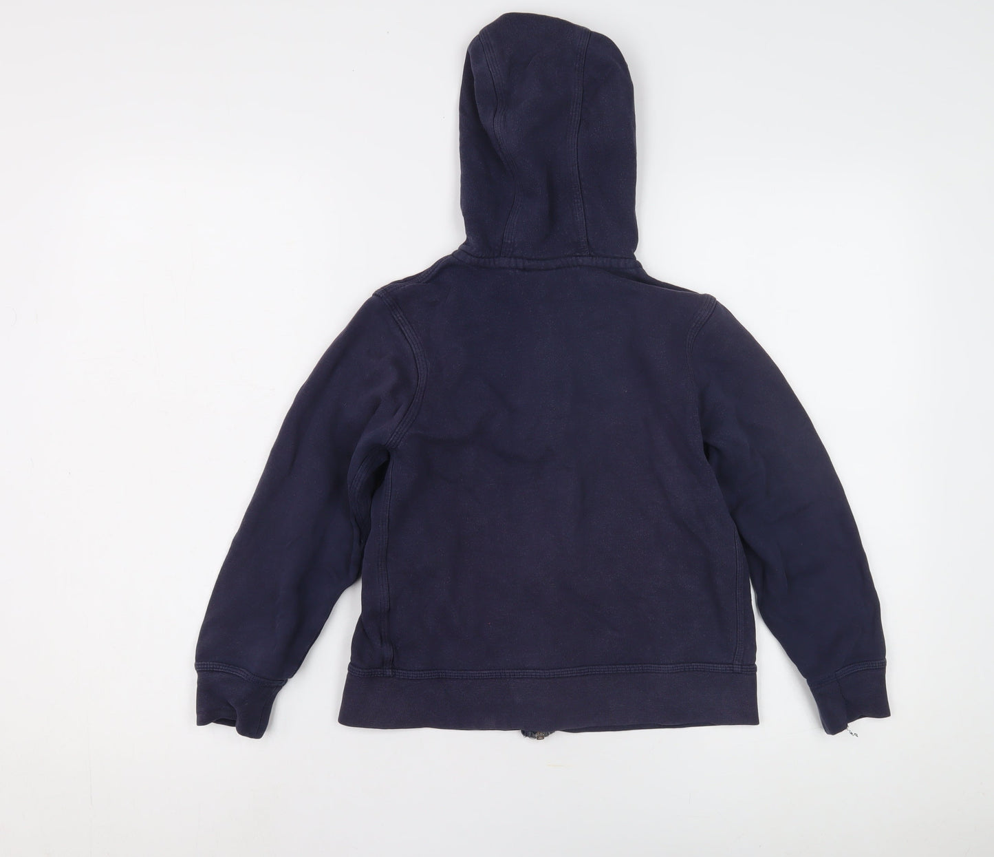 Nike Boys Blue Full Zip Hoodie, Size 8-10, Casual Fleece