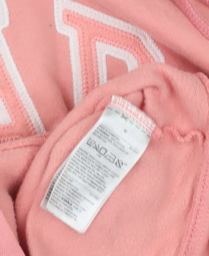GAP Women's Pink Full Zip Hoodie M Casual Logo