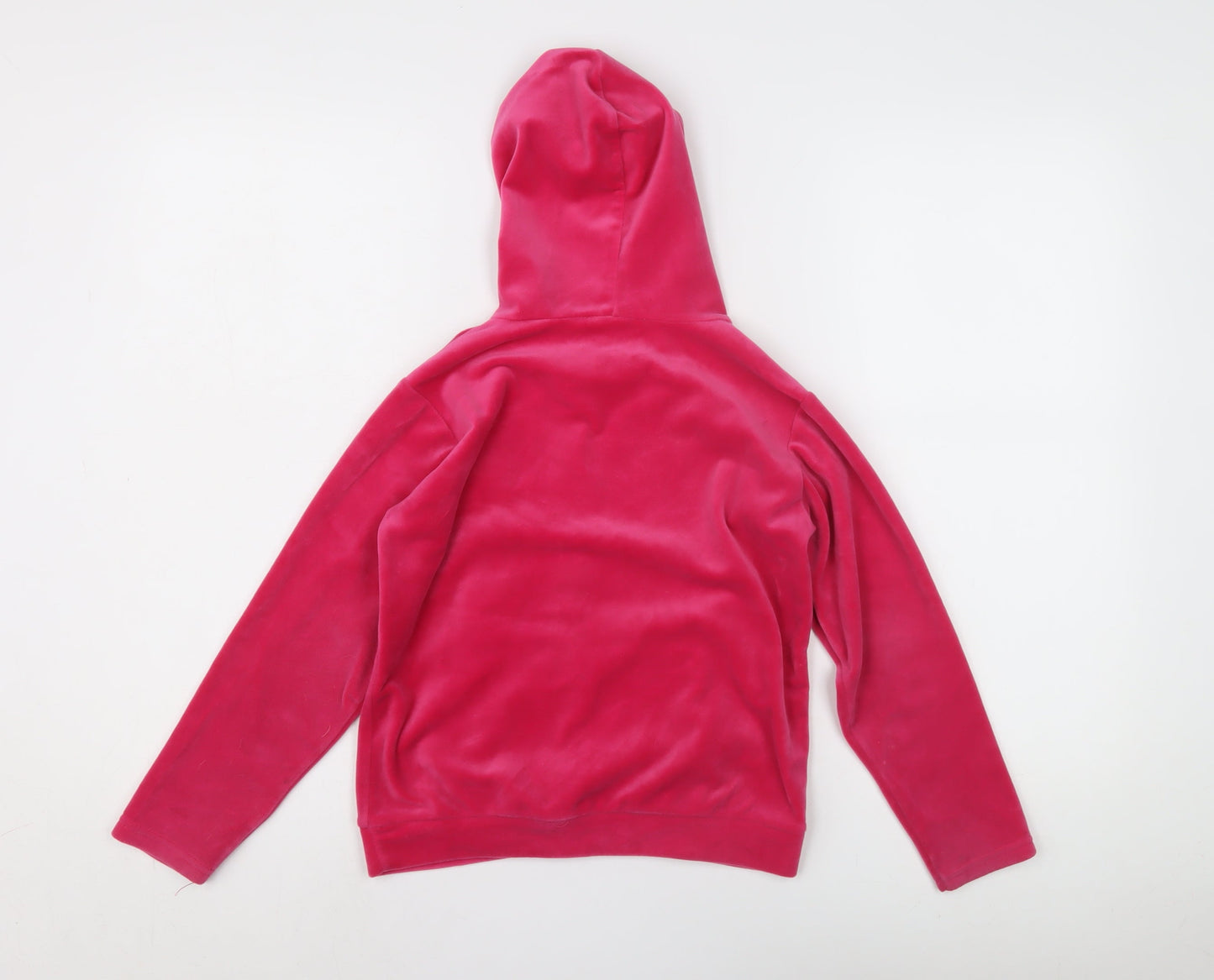 Lambda Girls Pink Minnie Glitter Hoodie - Size 8 Years