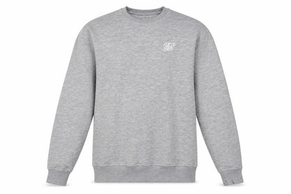 Mens UK Size XS SikSilk Grey Pullover Sweatshirt
