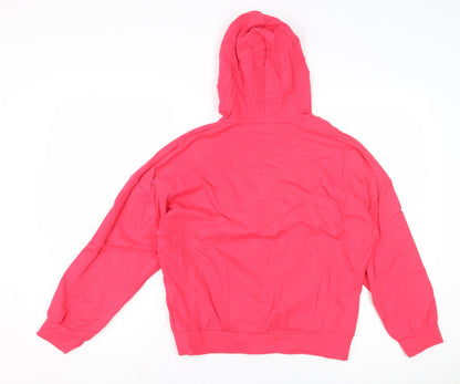 Mickey Mouse Girls Pink Cartoon Hoodie, Size 158