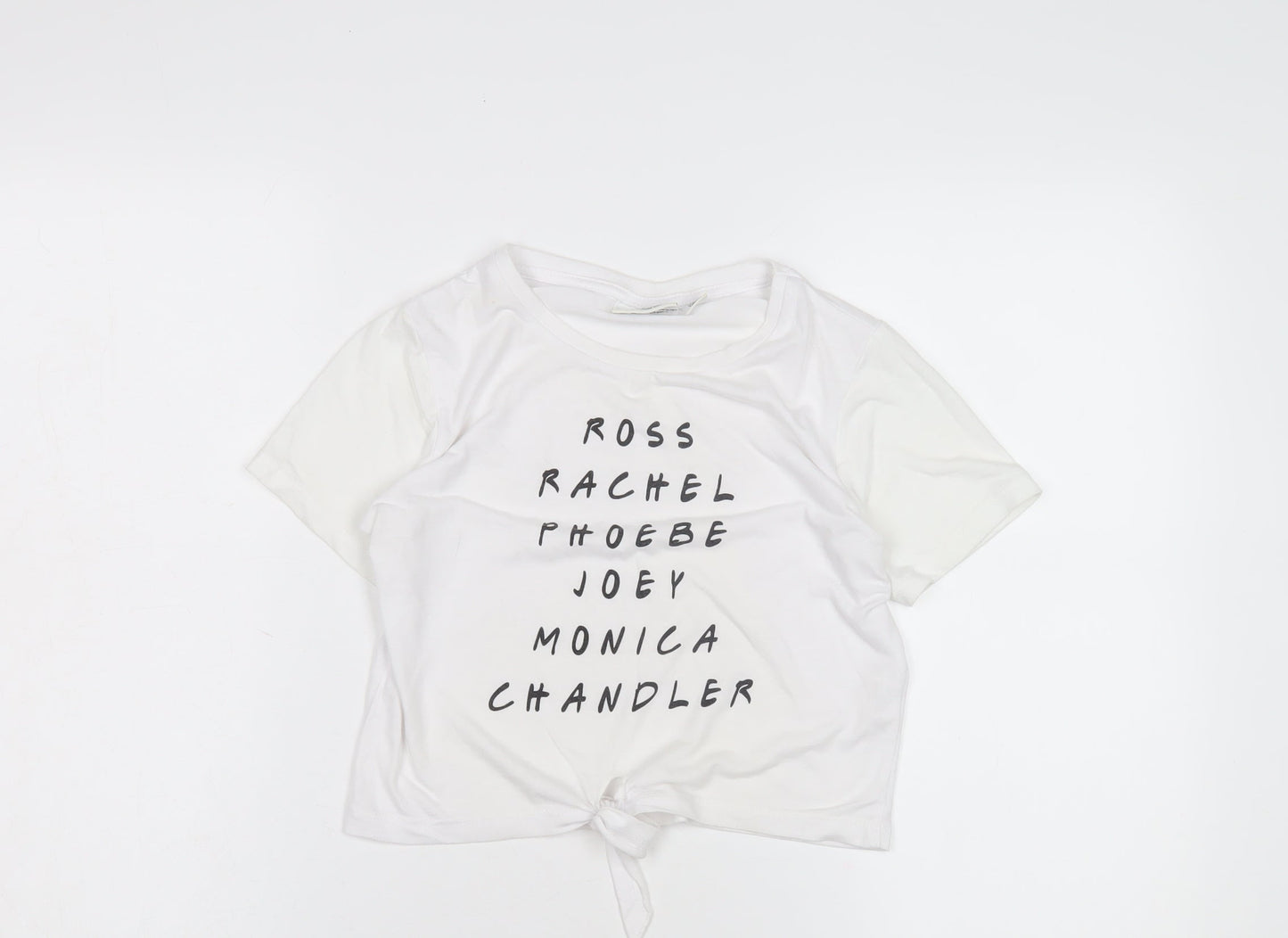 Friends Kids White Graphic T-Shirt Unisex 10-11 Years Casual