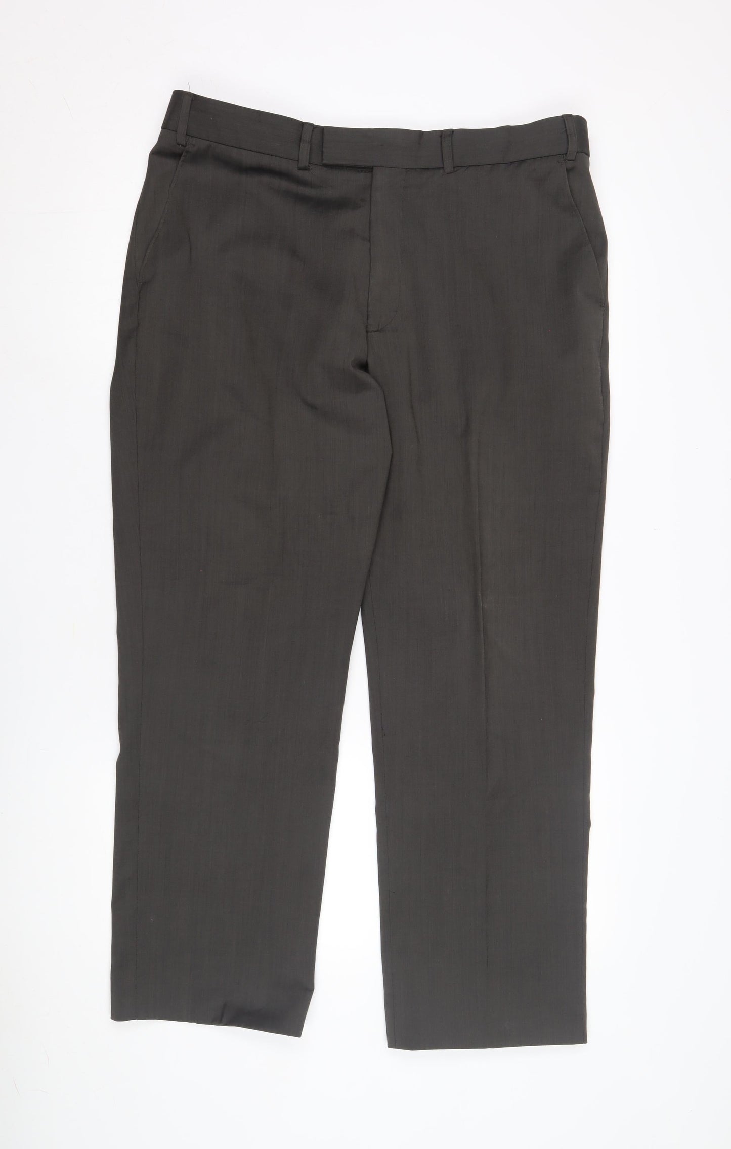 Pierre Cardin Men's Black Trousers Size 36