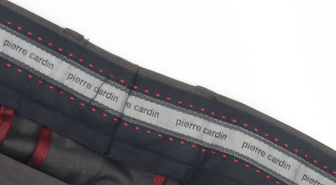 Pierre Cardin Men's Black Trousers Size 36