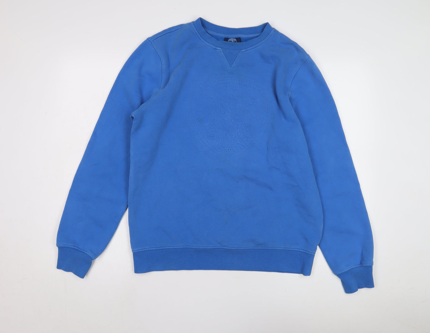 Oldham Athletic Men's Blue Logo Pullover Sweatshirt M