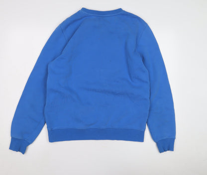 Oldham Athletic Men's Blue Logo Pullover Sweatshirt M