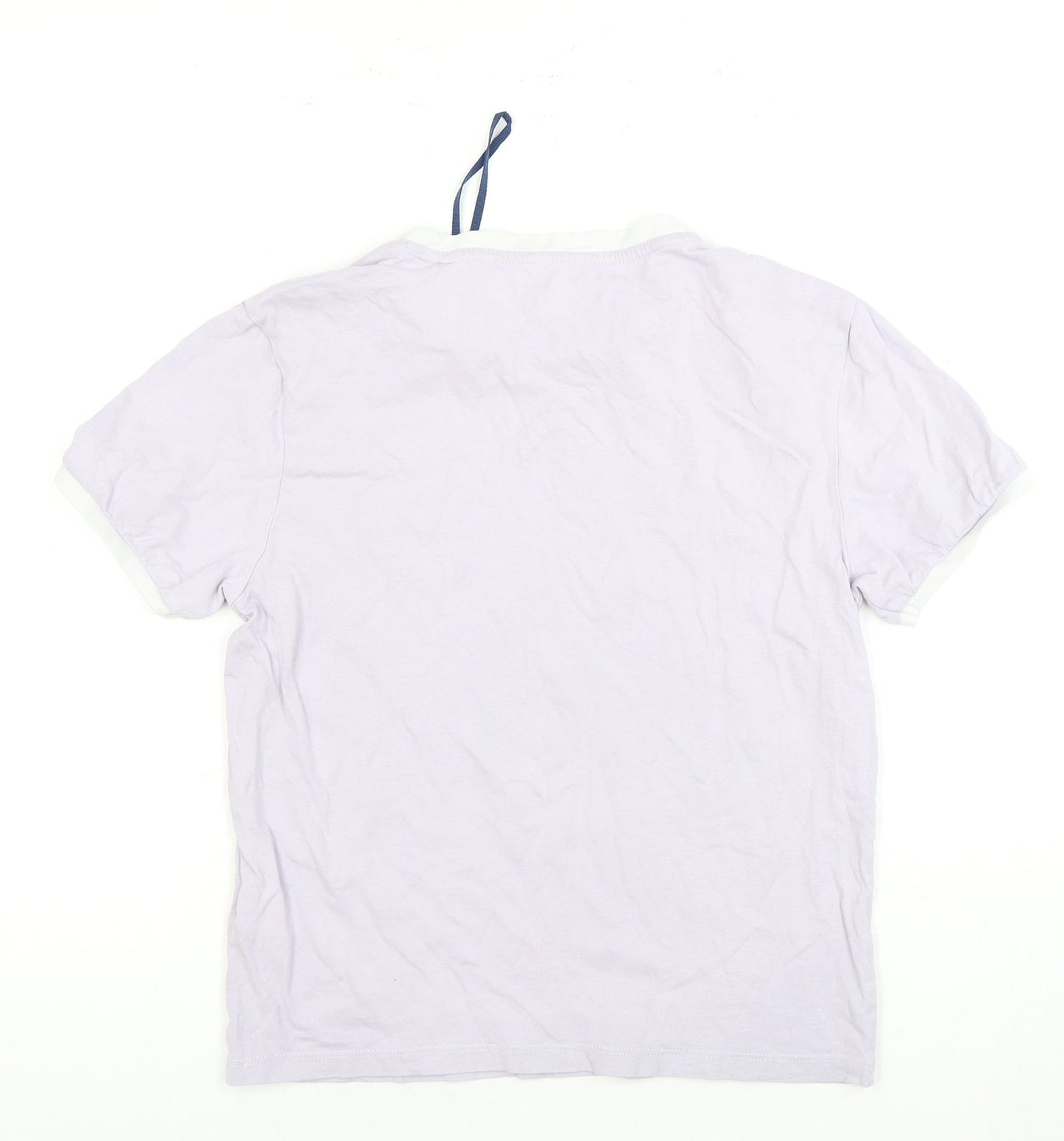 Jack Wills Women's Purple Ringer T-Shirt Size 10