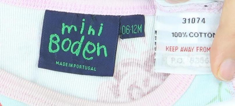 Mini Boden Unisex Baby Floral Long Sleeve Top 6-9 Months