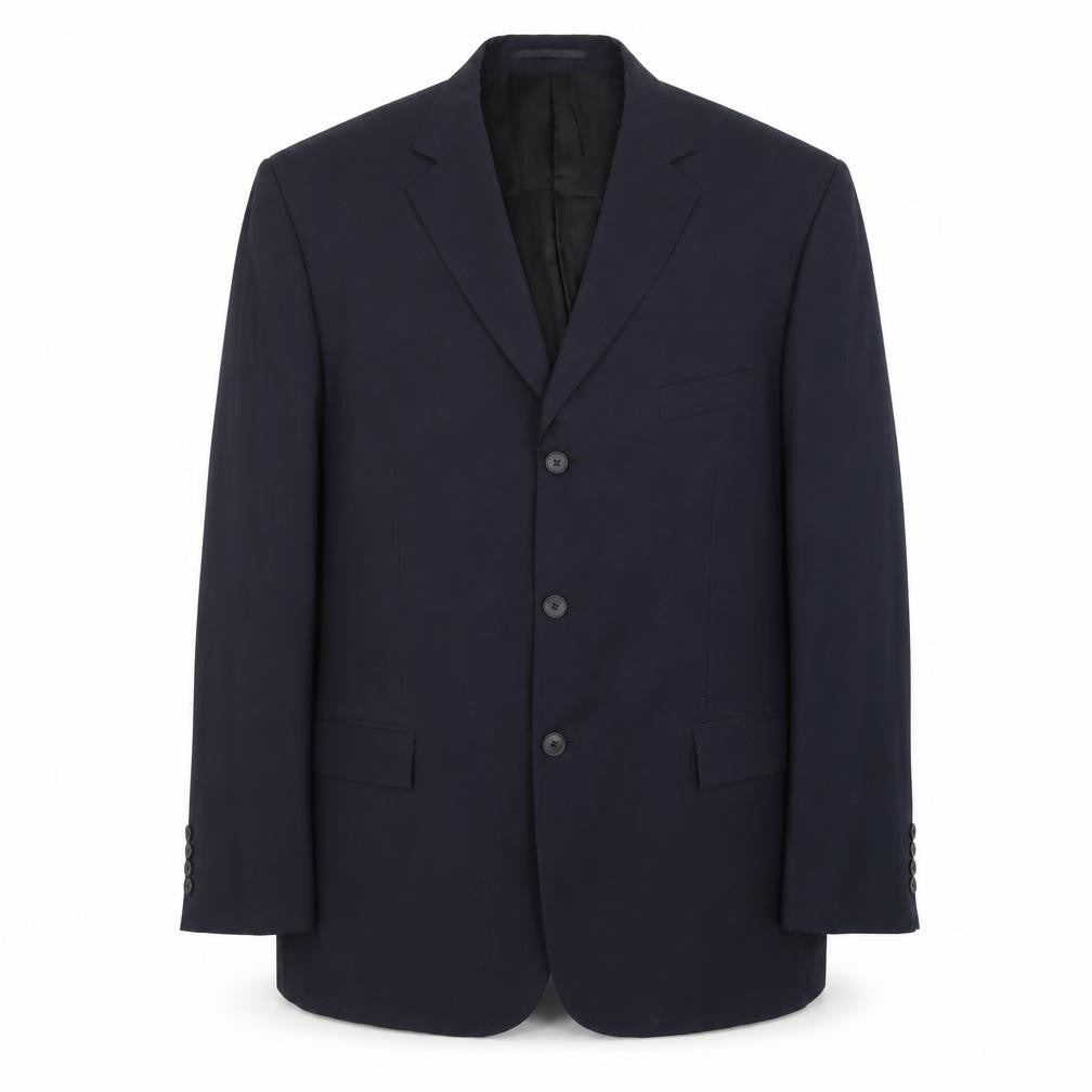 Mens UK Size 46 Moss Regular Blue Suit Jacket