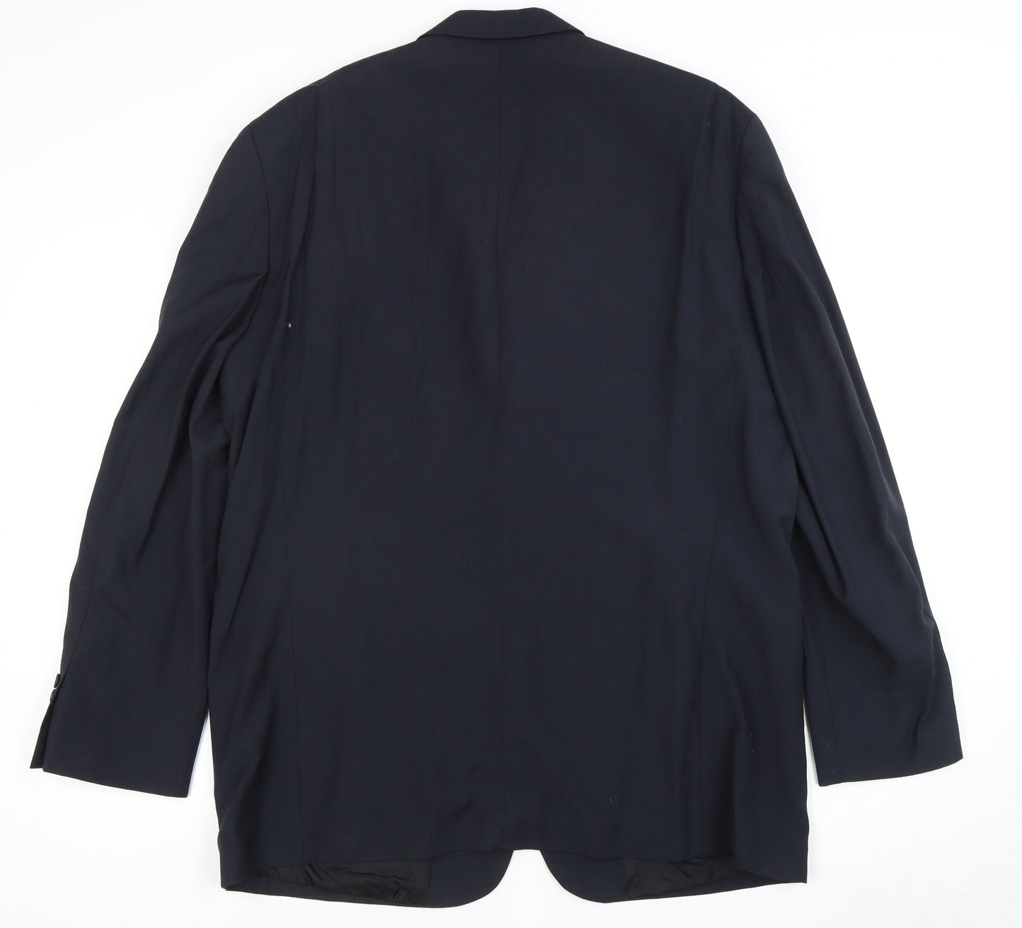 Mens UK Size 46 Moss Regular Blue Suit Jacket