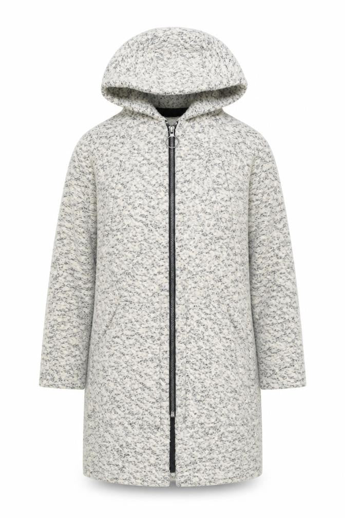 Womens UK Size 8 ASOS Grey Parka Coat