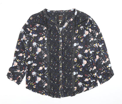 Womens UK Size 14 Mantaray Multicoloured Basic Blouse