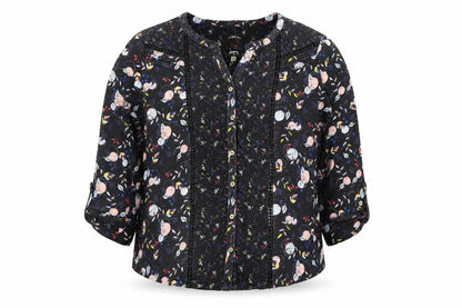Womens UK Size 14 Mantaray Multicoloured Basic Blouse