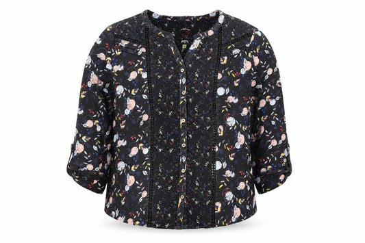 Womens UK Size 14 Mantaray Multicoloured Basic Blouse