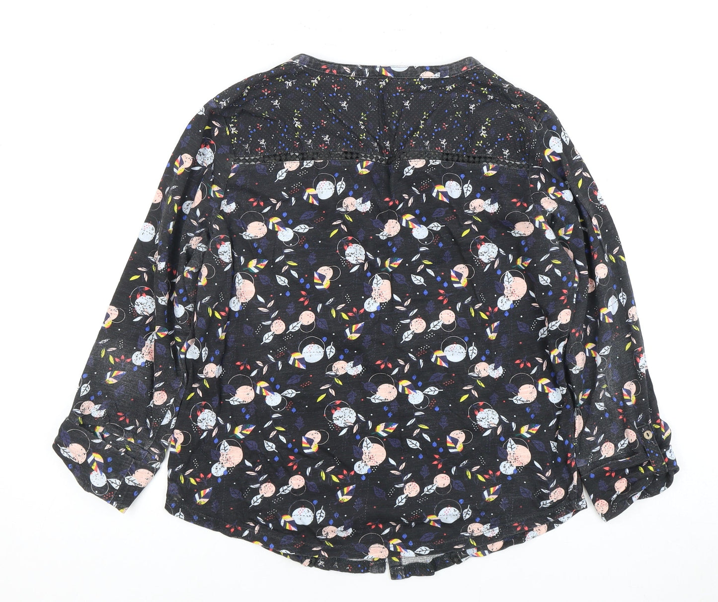 Womens UK Size 14 Mantaray Multicoloured Basic Blouse