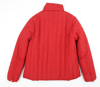 Womens UK Size 14 Evie Red Puffer Jacket