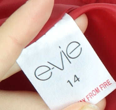 Womens UK Size 14 Evie Red Puffer Jacket