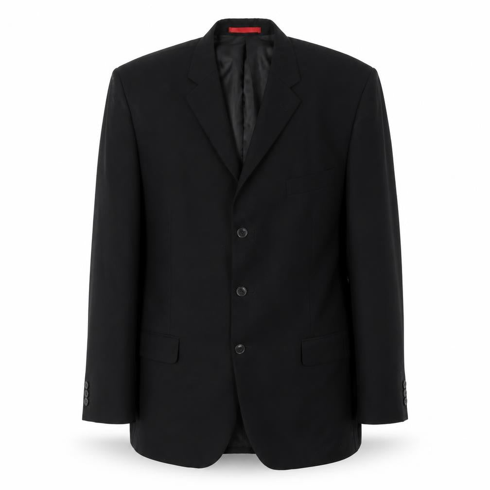 Mens UK Size 46 Burton Regular Black Suit Jacket